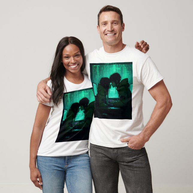 Anime Cyber Punk Themed Graphic Shirt (Unisex)