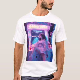 Anime Cyber Punk Themed Graphic Shirt