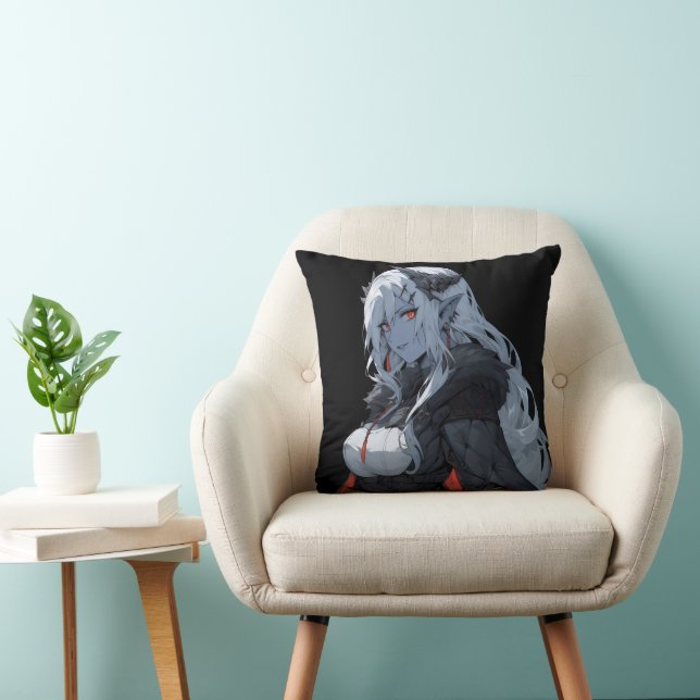 Anime Demon Girl Cushion (Chair)