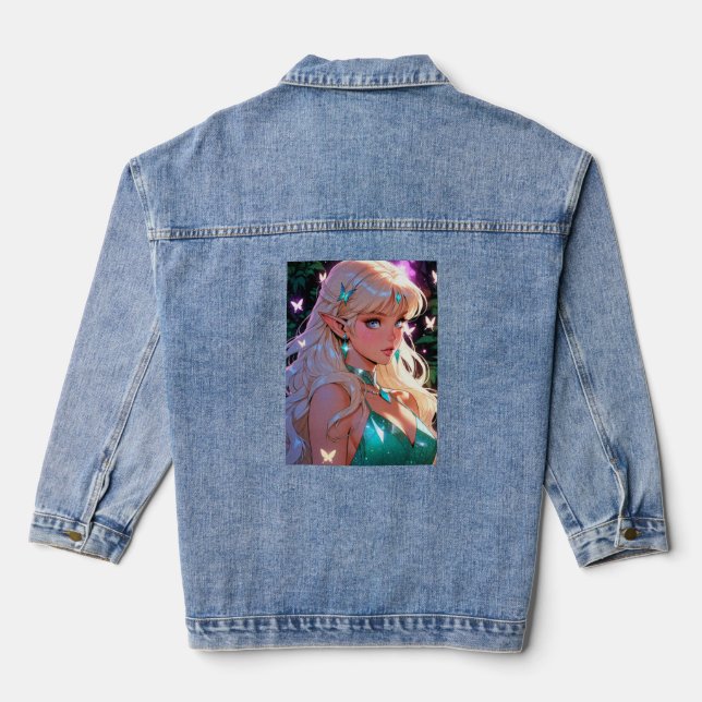 Anime Denim Jacket (Back)