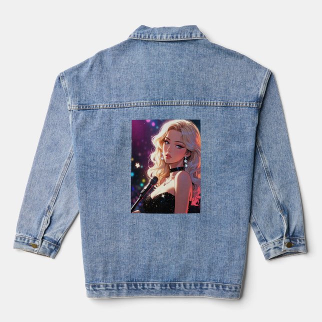 Anime Denim Jacket (Back)