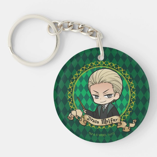Anime Draco Malfoy Key Ring (Front)