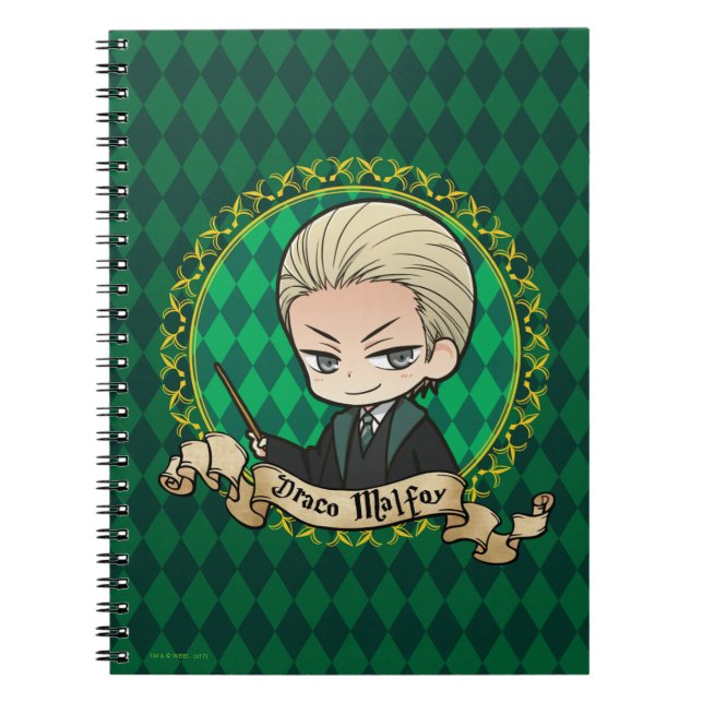 Anime Draco Malfoy Notebook (Front)