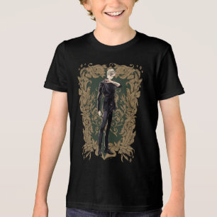 Anime Draco Malfoy Ornate Frame Tri-Blend Shirt