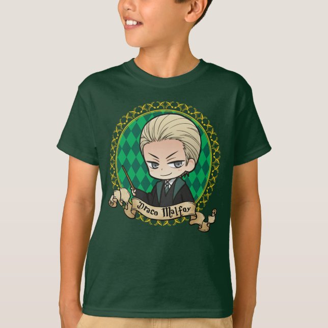 Anime Draco Malfoy Portrait T-Shirt (Front)