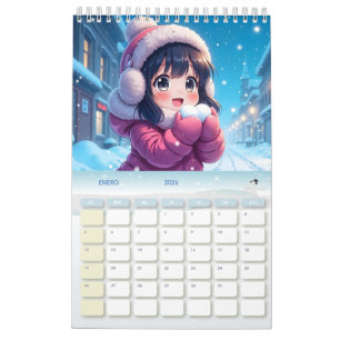 Anime Dreams 2026 Calendar