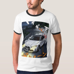 Anime Drift BMW Street Racing Graphic T-Shirt JD