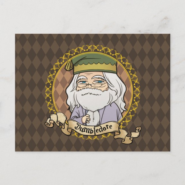 Anime Dumbledore Postcard (Front)