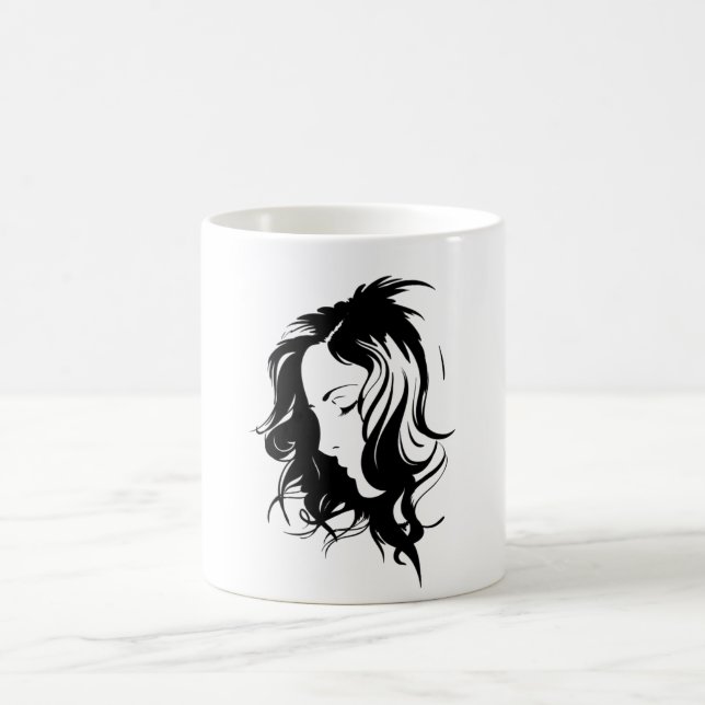 Anime Energy Mug: Powered by Stickers & Sass Coffee Mug (Center)