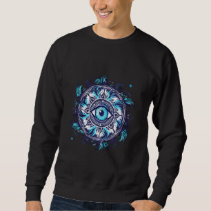 Anime Eye Aesthetic in Harajuku Soft Grunge Retro Sweatshirt