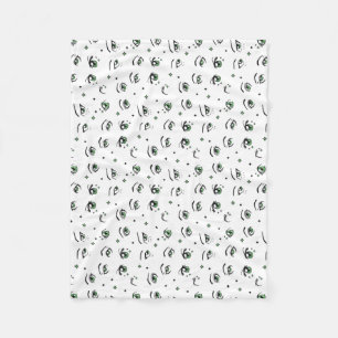 ANIME EYE PATTERN DESIGN FLEECE BLANKET