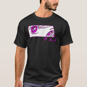 Anime Eyes Anime In Japanese Characters For Girls T-Shirt