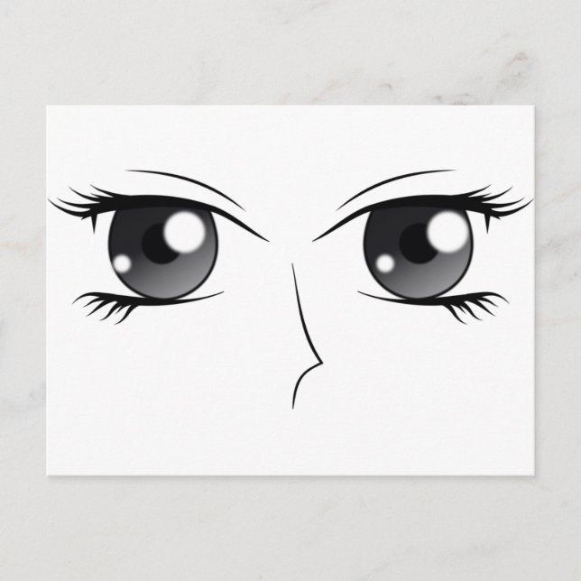 Anime Eyes - Manga Postcard (Front)