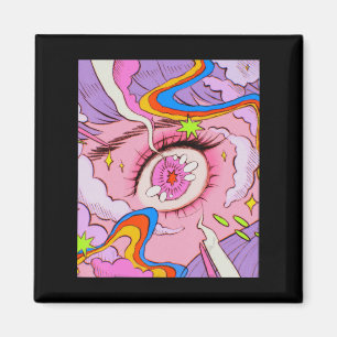 Anime Eyes Pastel Kawaii Egirl Aesthetic Japanese  Magnet