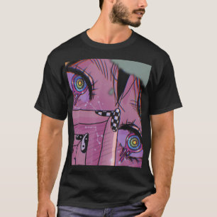 Anime Eyes Pastel Kawaii Girl Aesthetic Japanese O T-Shirt