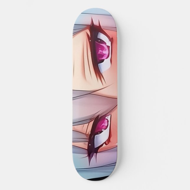 Anime Eyes Skateboard Deck (Front)