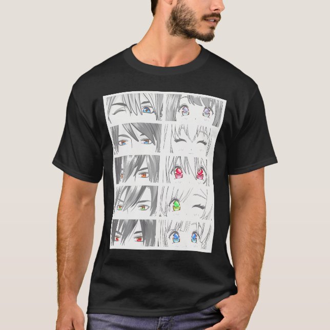 Anime Faces Kawaii           T-Shirt (Front)