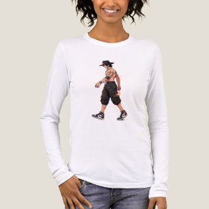 Anime Fighter Walking Long Sleeve Tee
