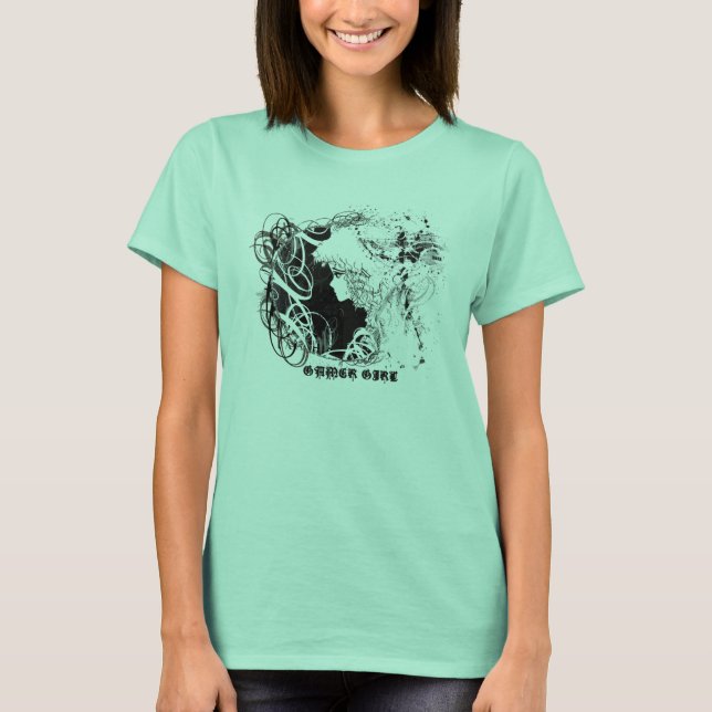 Anime Gamer Girl Shirt (Front)