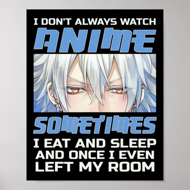 Anime Gift For Boys Men Teenager Cute Anime Merch  Poster (Front)