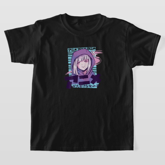 Anime Gifts for Teen Girls Just A Girl Who Loves A T-Shirt (Laydown)