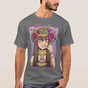 Anime Girl Aesthetic Japanese Waifu Otaku Weeb Art T-Shirt