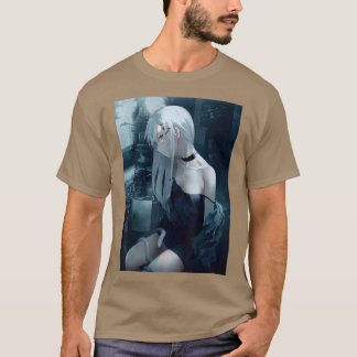 Anime Girl Aesthetic Waifu Japanese Otaku T-Shirt