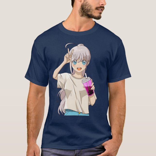 Anime girl comic T-Shirt (Front)