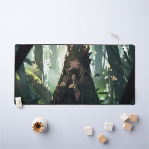 anime girl desk mat