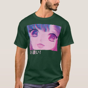 Anime Girl Eyes - Japan Culture Art - Japanese Aes T-Shirt