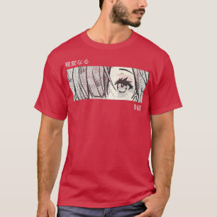 Anime Girl Eyes Japan Culture Art Japanese Aesthet T-Shirt
