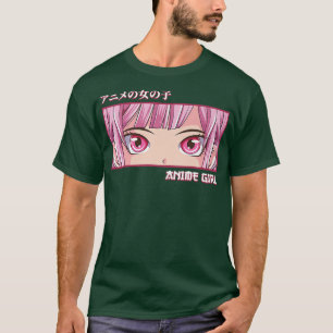 Anime Girl Eyes Japanese Japan Art Aesthetic Anime T-Shirt