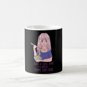 Anime Girl for Anime & Food Lover Coffee Mug