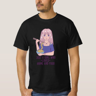 Anime Girl for Anime & Food Lover T-Shirt