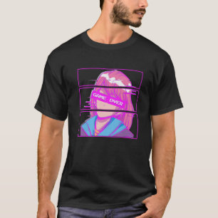 Anime Girl Game Over Senpai Japanese Episode Otaku T-Shirt