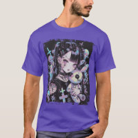 Anime Girl Goth Bunny Cute EGirl Gothic Outfit Gru