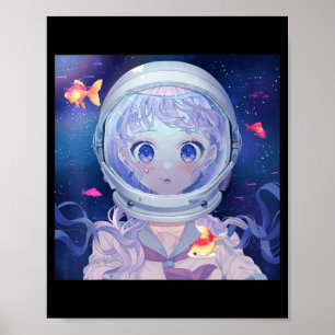 Anime Girl Kawaii Aesthetic Japanese Otaku  Poster