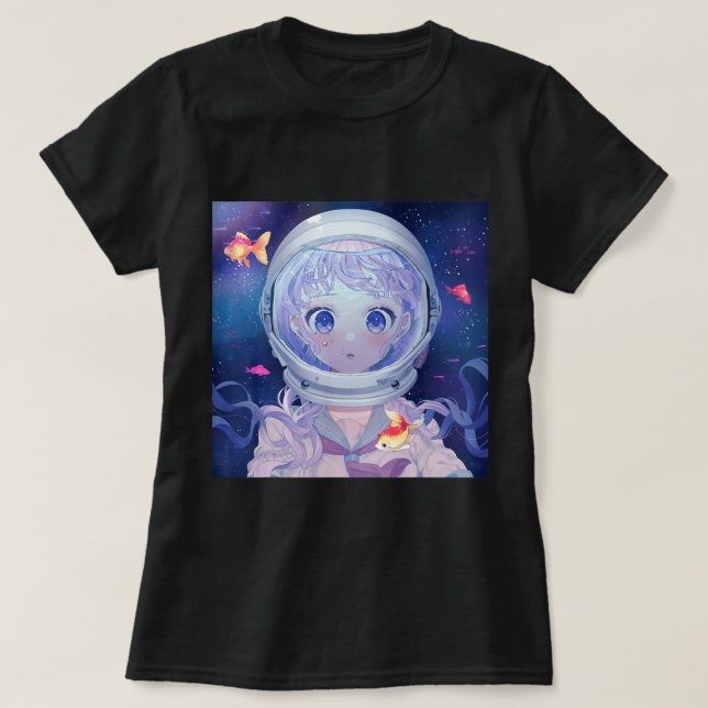 Anime Girl Kawaii Aesthetic Japanese Otaku  T-Shirt (Design Front)