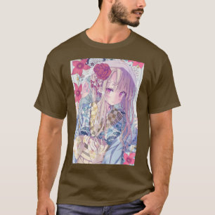 Anime Girl Kawaii Waifu Aesthetic Japanese Manga O T-Shirt