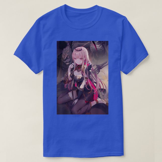 Anime Girl Kawaii Waifu Aesthetic Japanese Manga O T-Shirt (Design Front)
