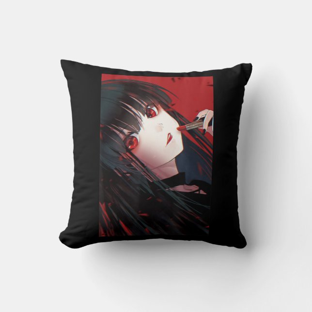 Anime Girl Kawaii Waifu Aesthetic Japanese Otaku 5 Cushion (Front)