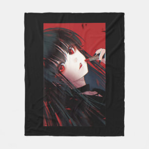 Anime Girl Kawaii Waifu Aesthetic Japanese Otaku 5 Fleece Blanket