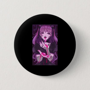 Anime Girl Kawaii Waifu Aesthetic Japanese Otaku 8 6 Cm Round Badge