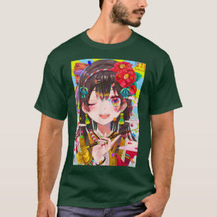 Anime Girl Kawaii Waifu Aesthetic Japanese Otaku T T-Shirt
