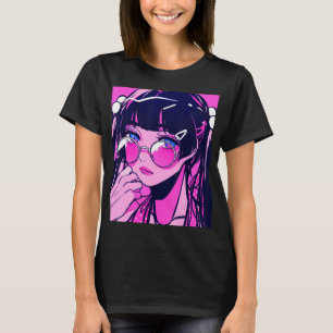 Anime Girl Kawaii Waifu Pink Aesthetic Japanese Ot T-Shirt