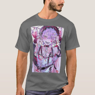 Anime Girl Kawaii Yandere Waifu Aesthetic Japanese T-Shirt