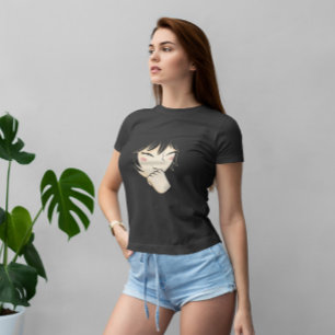 Anime Girl Laughing  T-Shirt