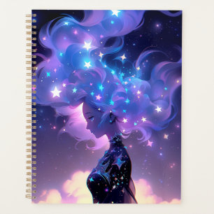 Anime Girl Made Of Stars Planner