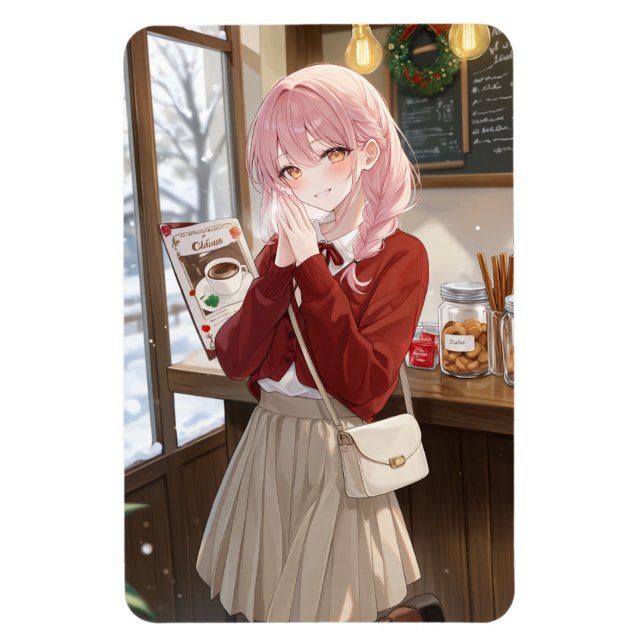 Anime Girl Magnet (Vertical)