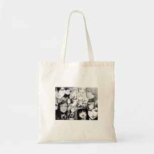 Anime Girl Manga Panel Collage  Tote Bag